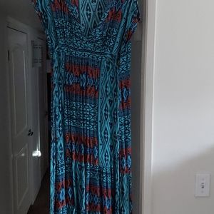 Tribal pattern dress ( worn once)